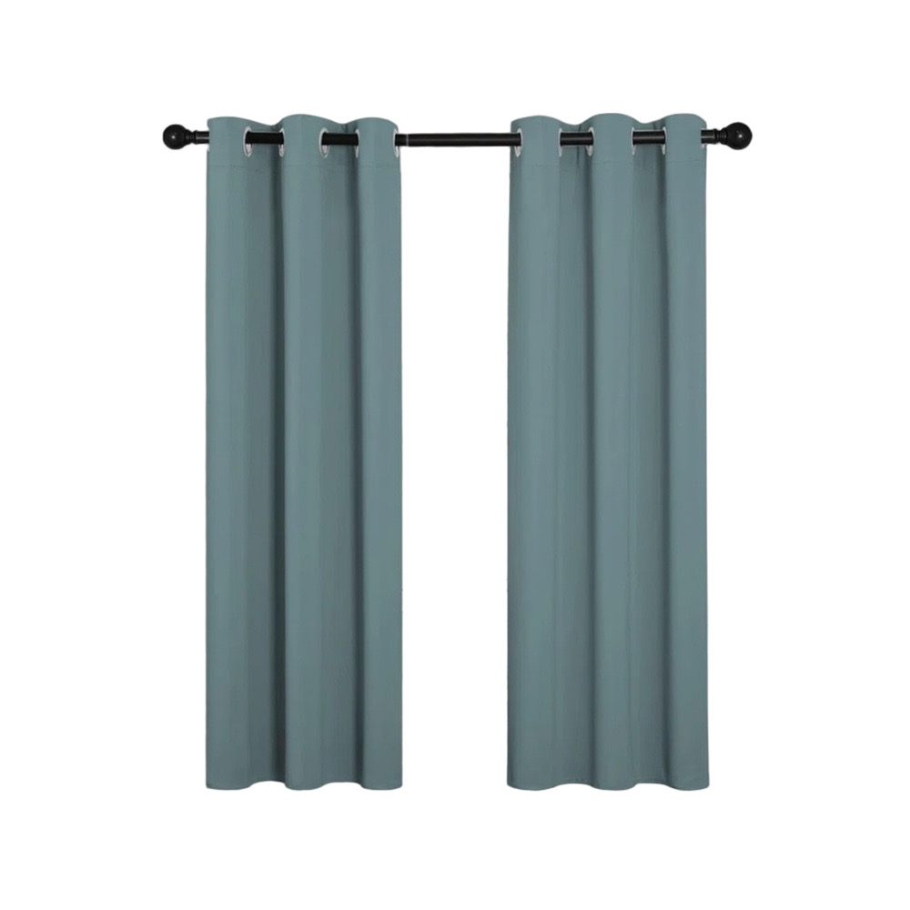 Versatile Functional Drapes Semi Blackout Drapes Soft Grey 36 x 29 small window